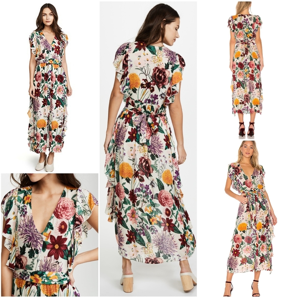 Free People Dana floral maxi dress